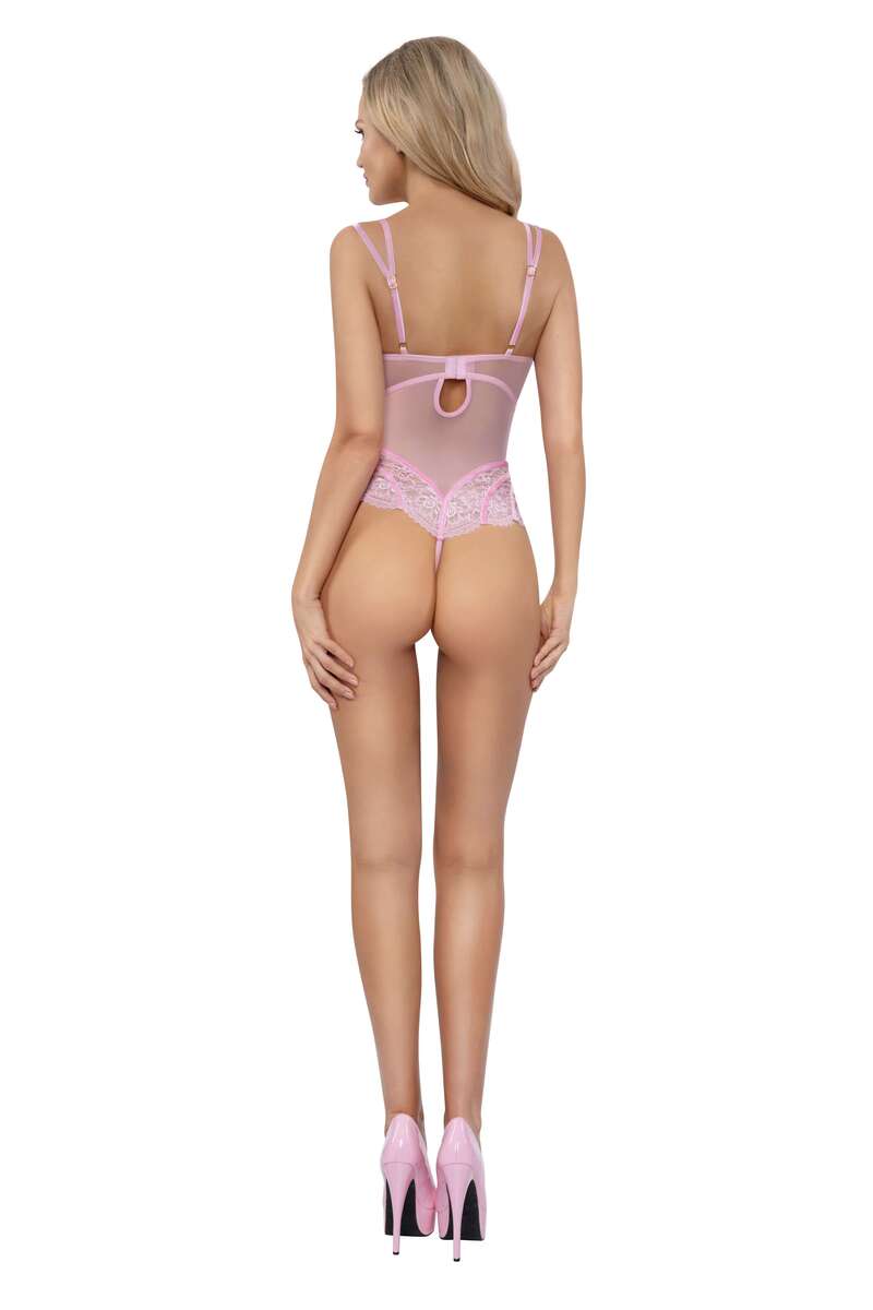 Pretty in Pink Mesh Teddy Pink Back
