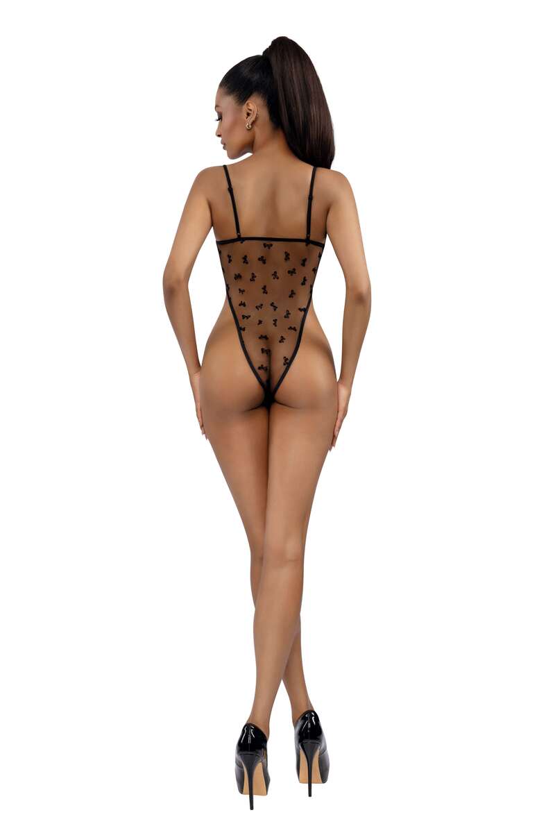 Tied Up in Bows Teddy Black Back