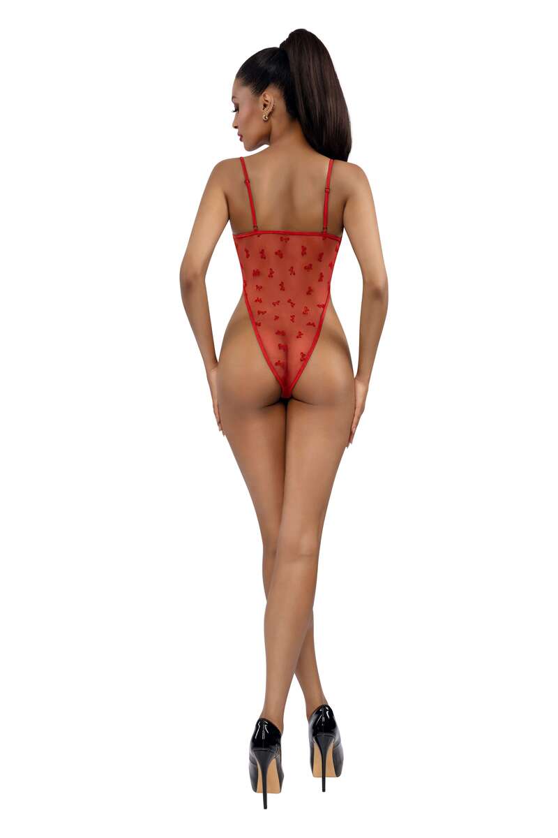 Tied Up in Bows Teddy Red Back