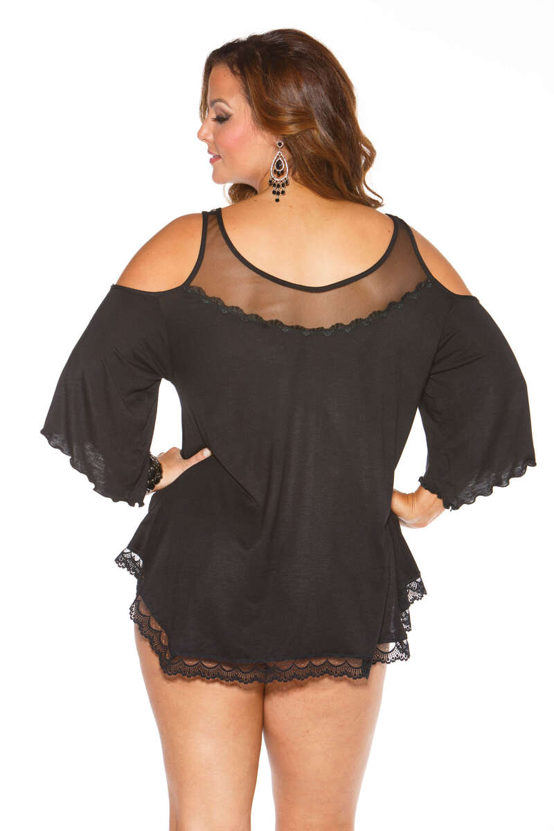 Plus Size Jersey Knit Sleepshirt
