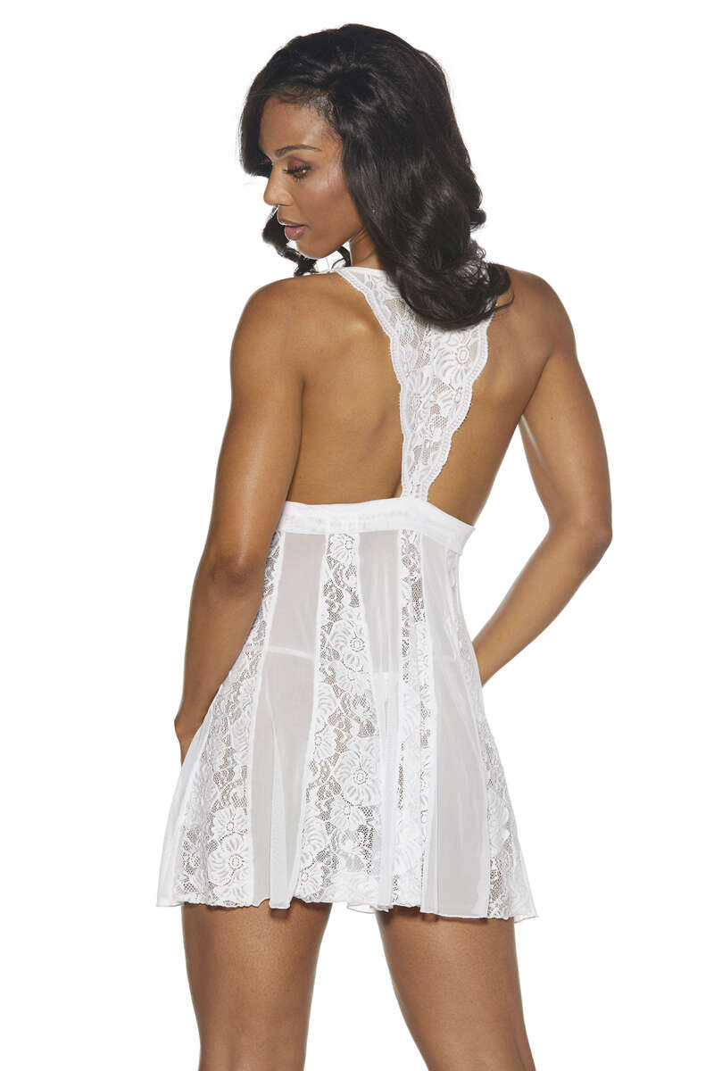 Beautiful Soft Stretch Lace Babydoll