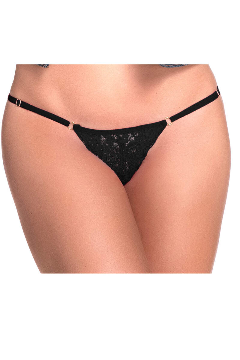 Lace Keyhole Thong Panty