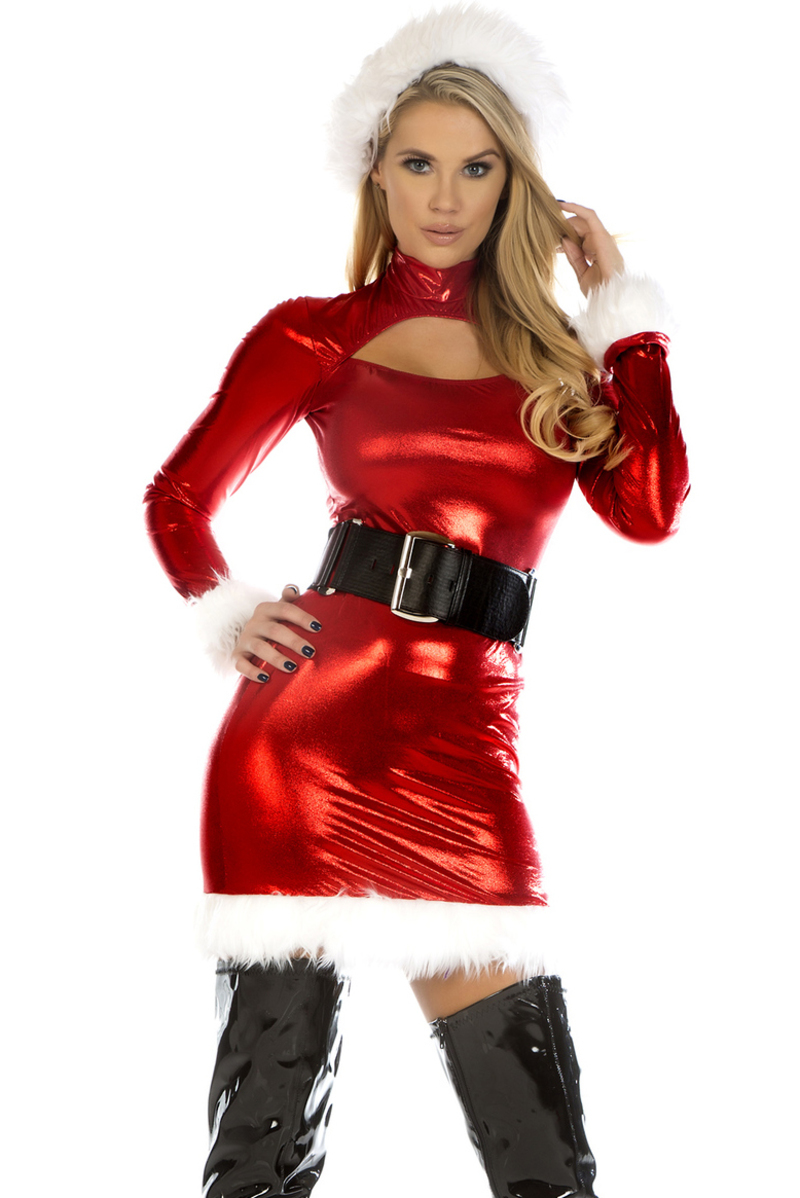 Holidaze Metallic Santa Dress