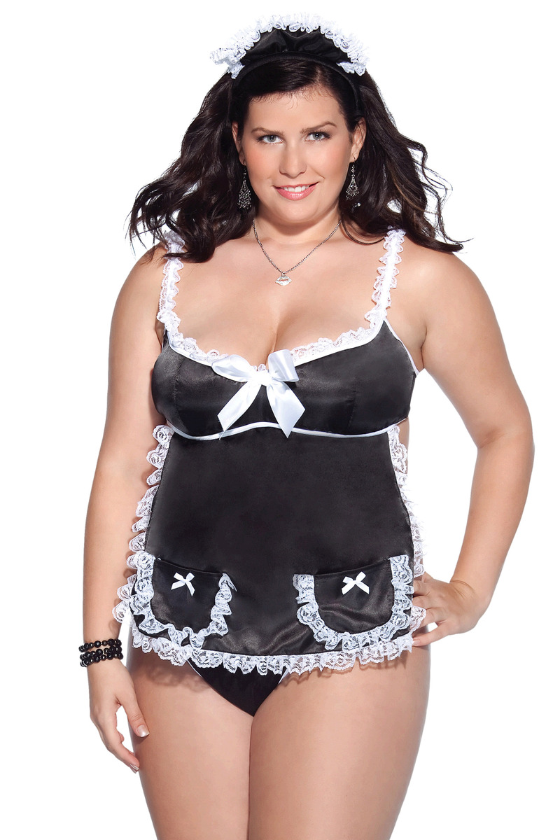 Plus Size Maid Apron