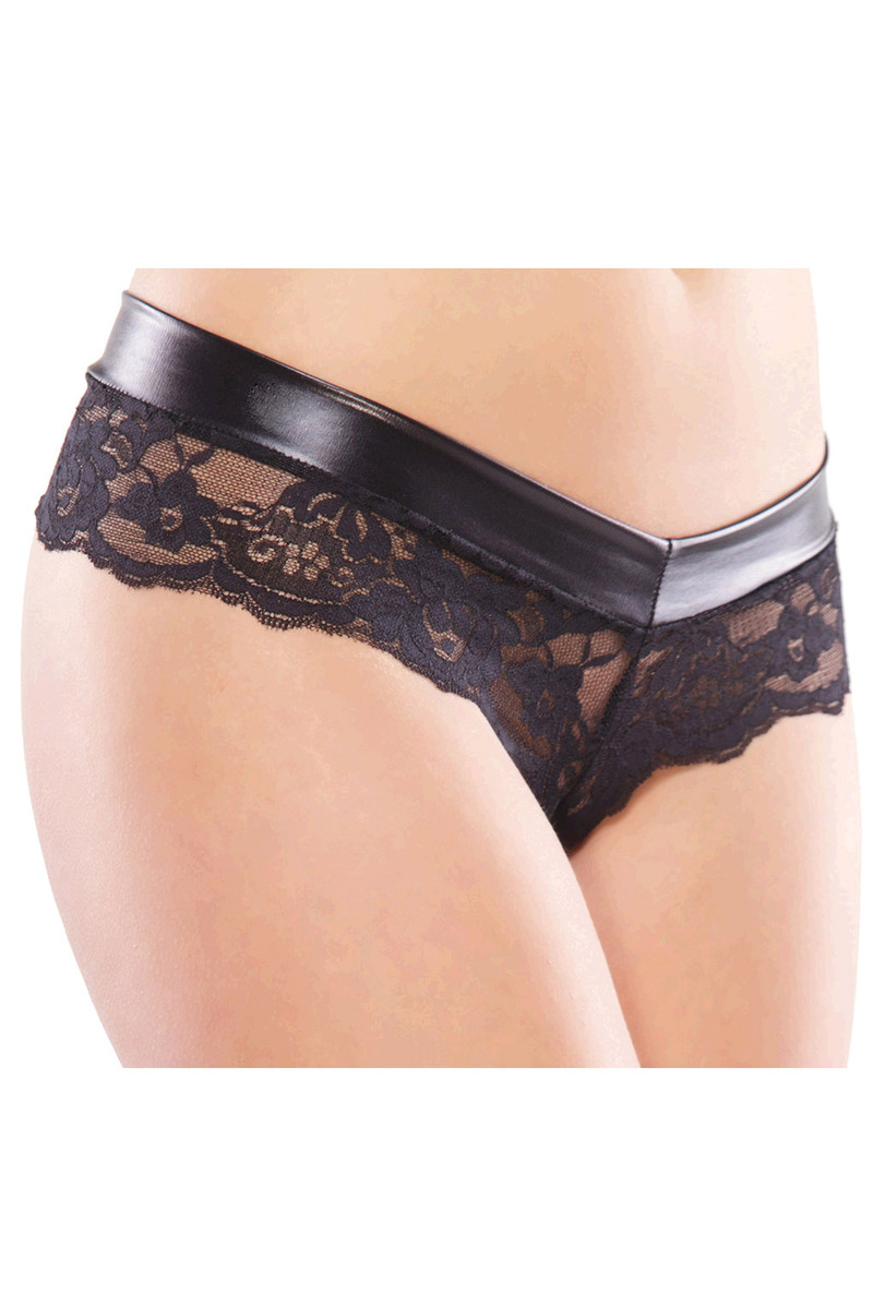 Wet Look Chain Panty