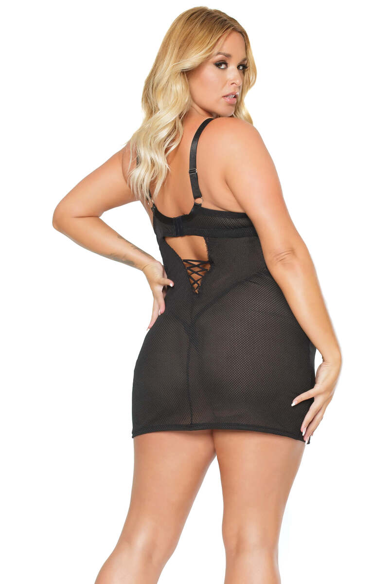 Plus Size Flirty Floral Chemise