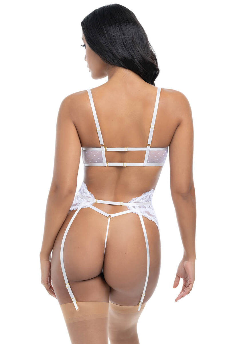 Portia Lingerie Set White Back