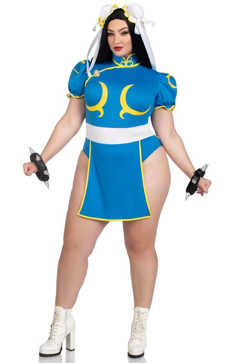 Plus Size Street Fighter Chun-Li Costume