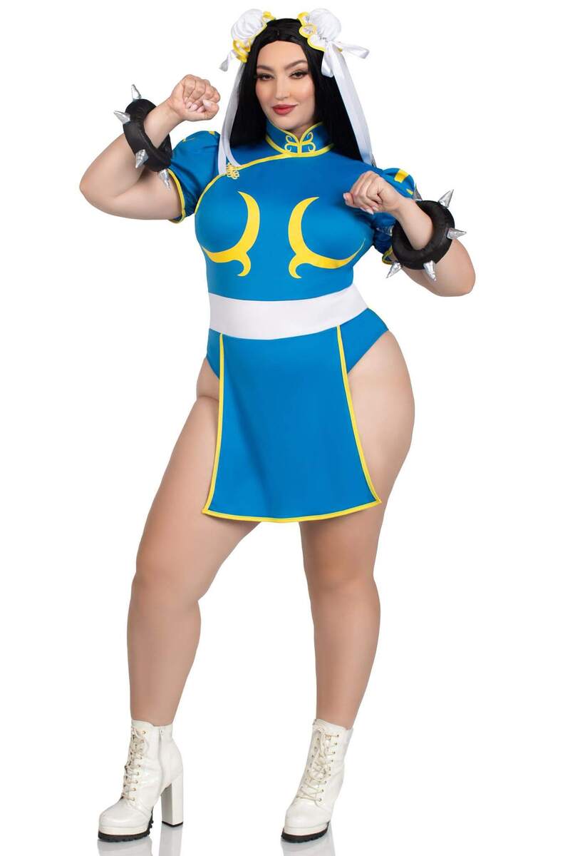 Plus Size Street Fighter Chun-Li Costume