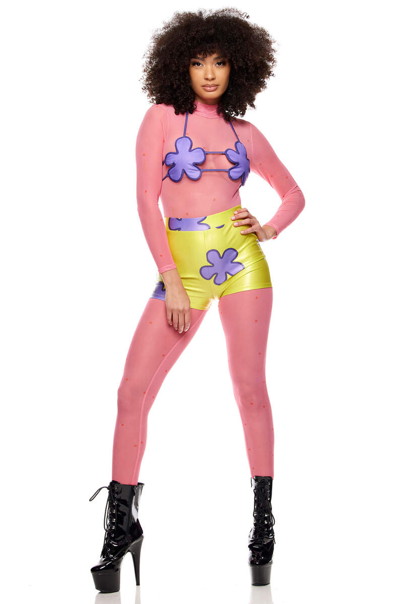 Bikini Bottom Cartoon Character Costume Front Alternate