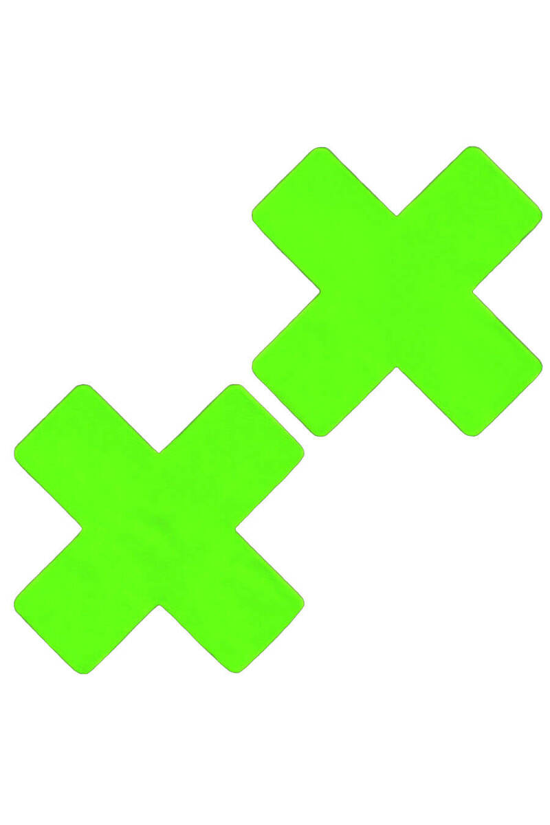 Glow In The Dark Cross Pasties
