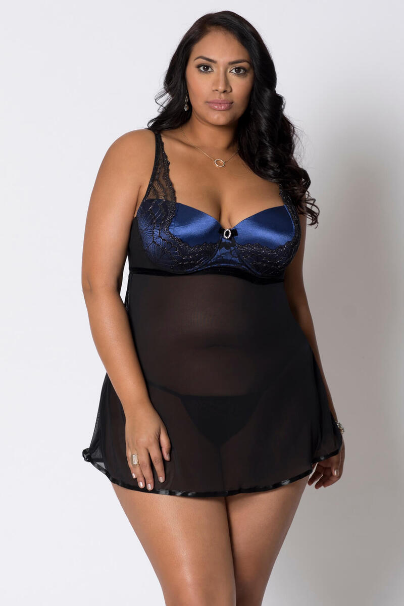 Plus Size Provence Babydoll