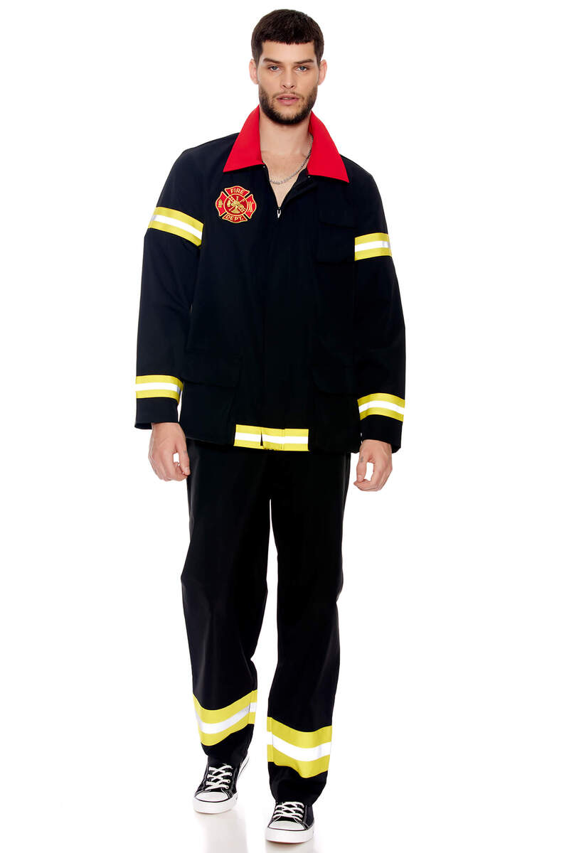 Where's The Fire Men's Firefighter Costume
