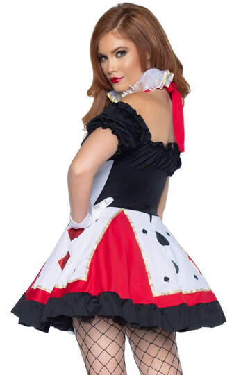 Pretty Playing Card Costume Hat Detail
