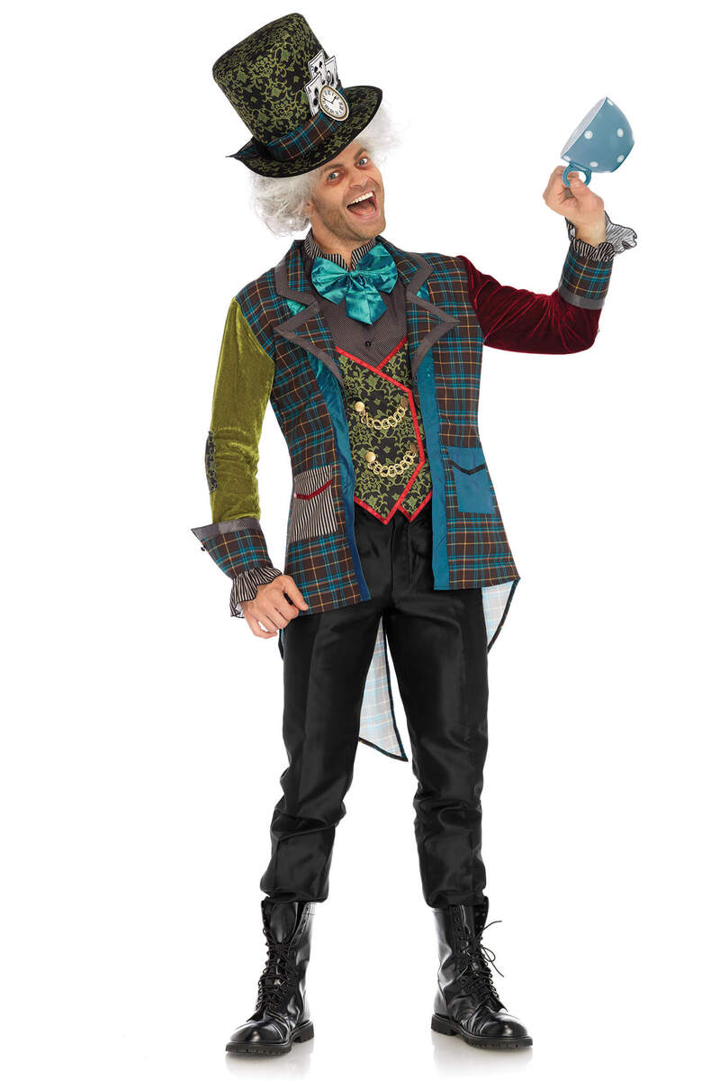 Deluxe Mad Hatter Men's Costume Front
