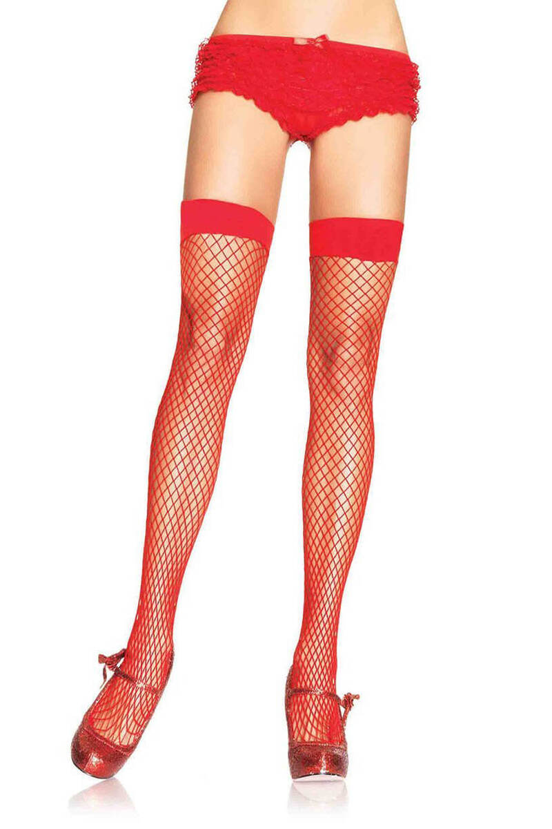 Lycra Industrial Fishnet Thigh High