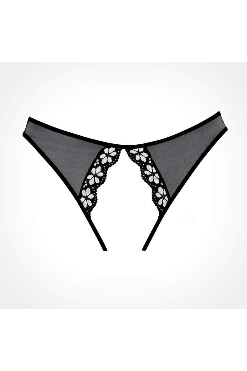 Mirabelle Plum Crotchless Panty