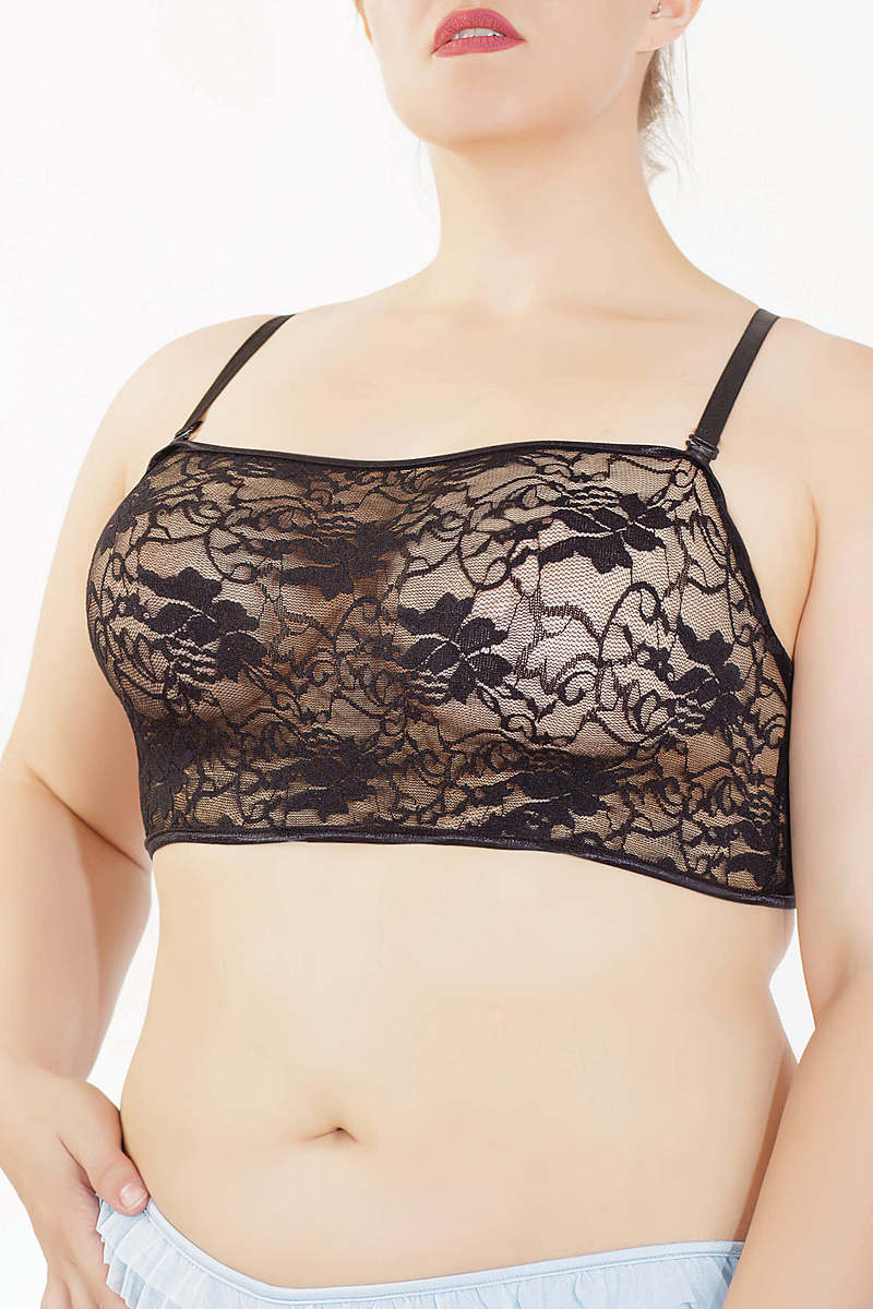 Stretch Lace Plus Size Bralette