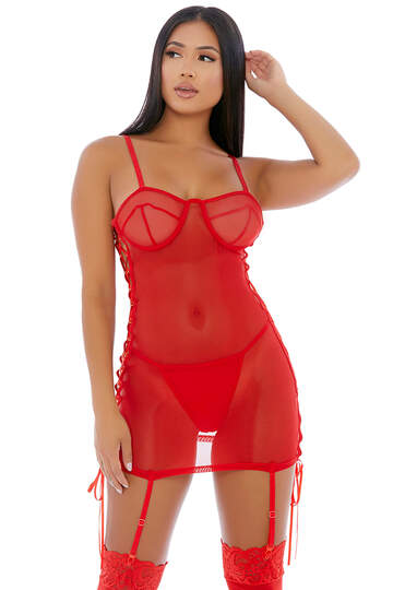 Ring It On Chemise Set