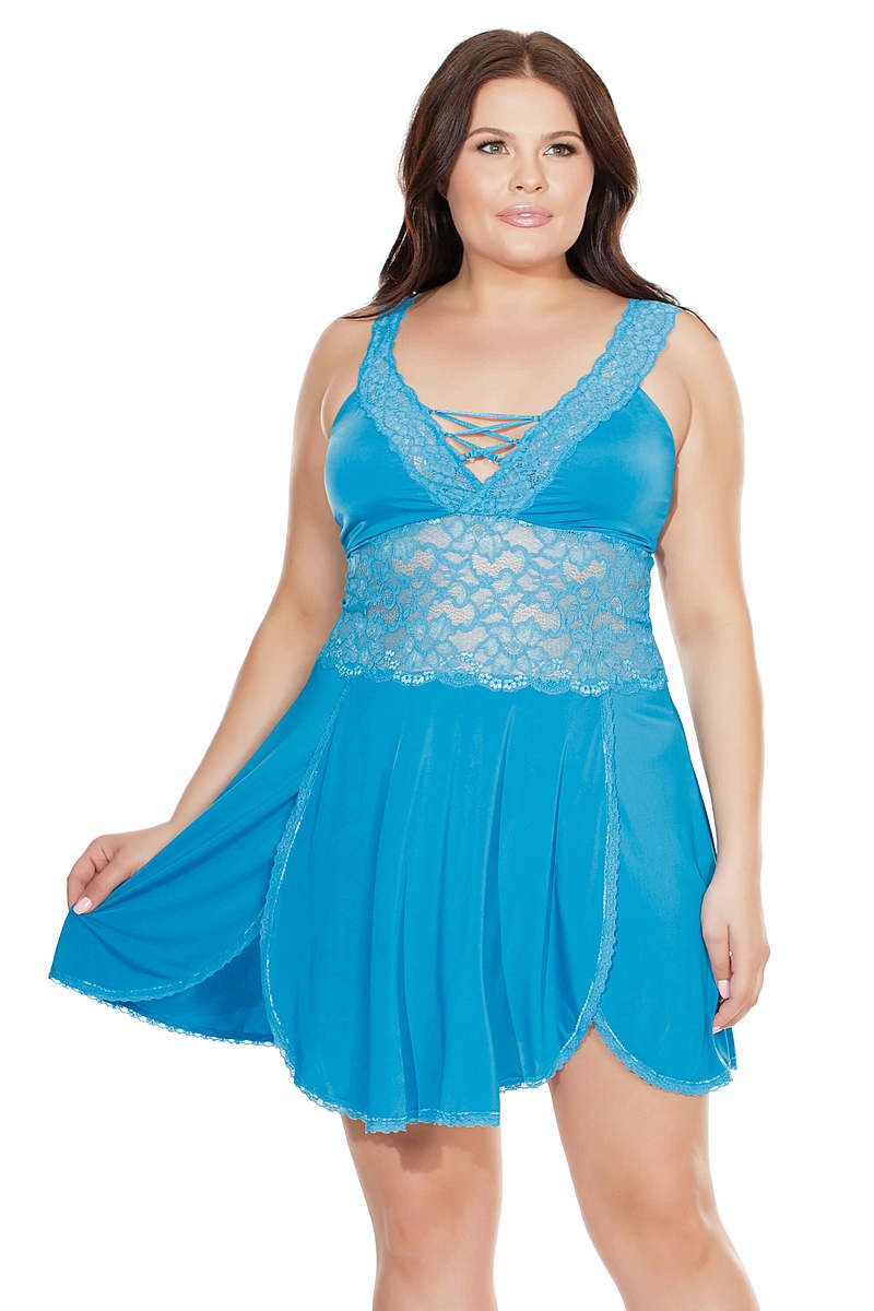 Plus Size Wistful Babydoll Set Plus Size Wistful Babydoll Set