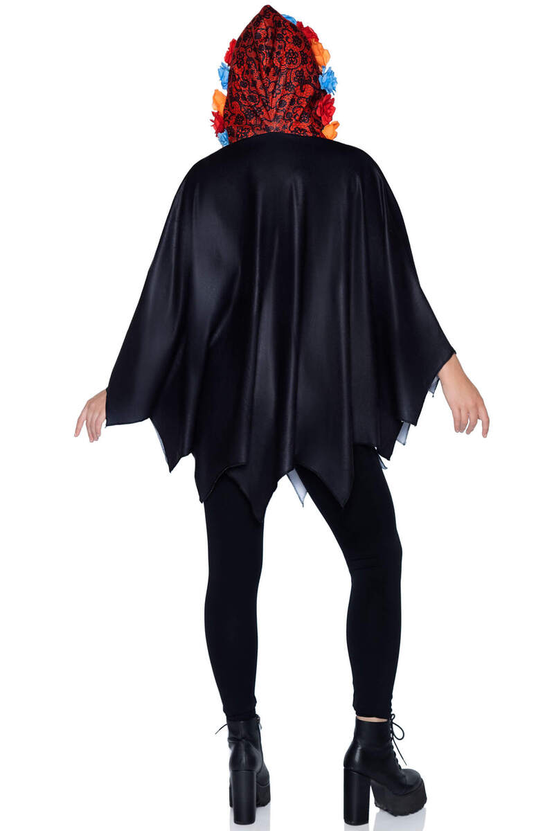Day of the Dead Costume Poncho