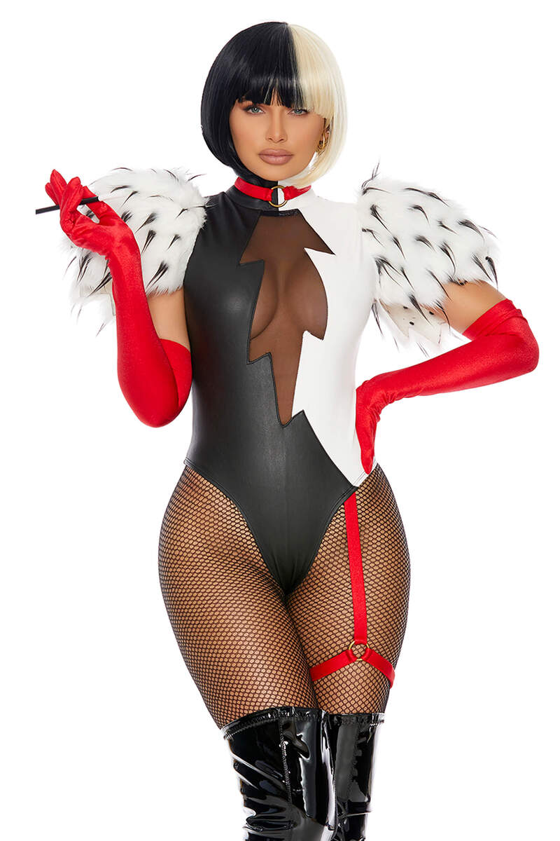 Keep It Cruel Movie Villain Costume Black Front Cropped