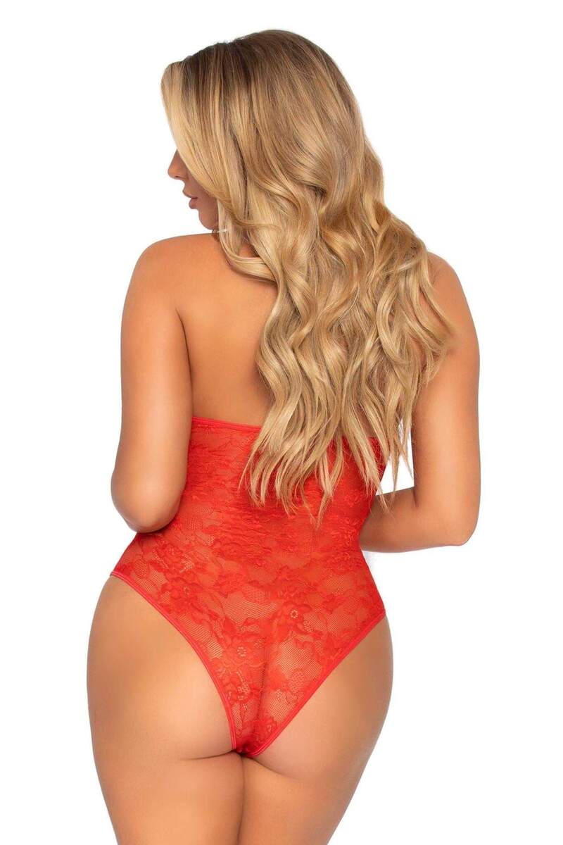 Strappy Cutouts Lace Teddy Strappy Cutouts Lace Teddy