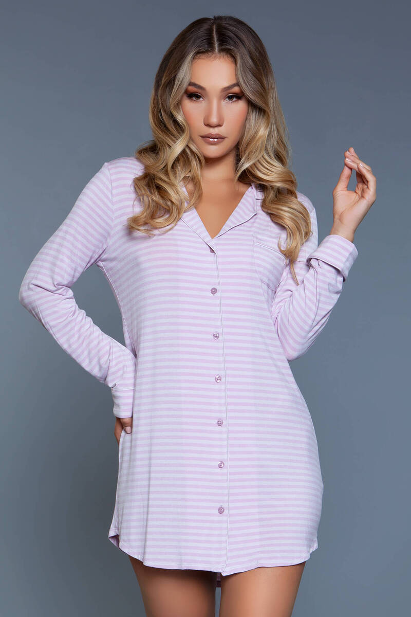 Mahina Sleep Shirt Peach