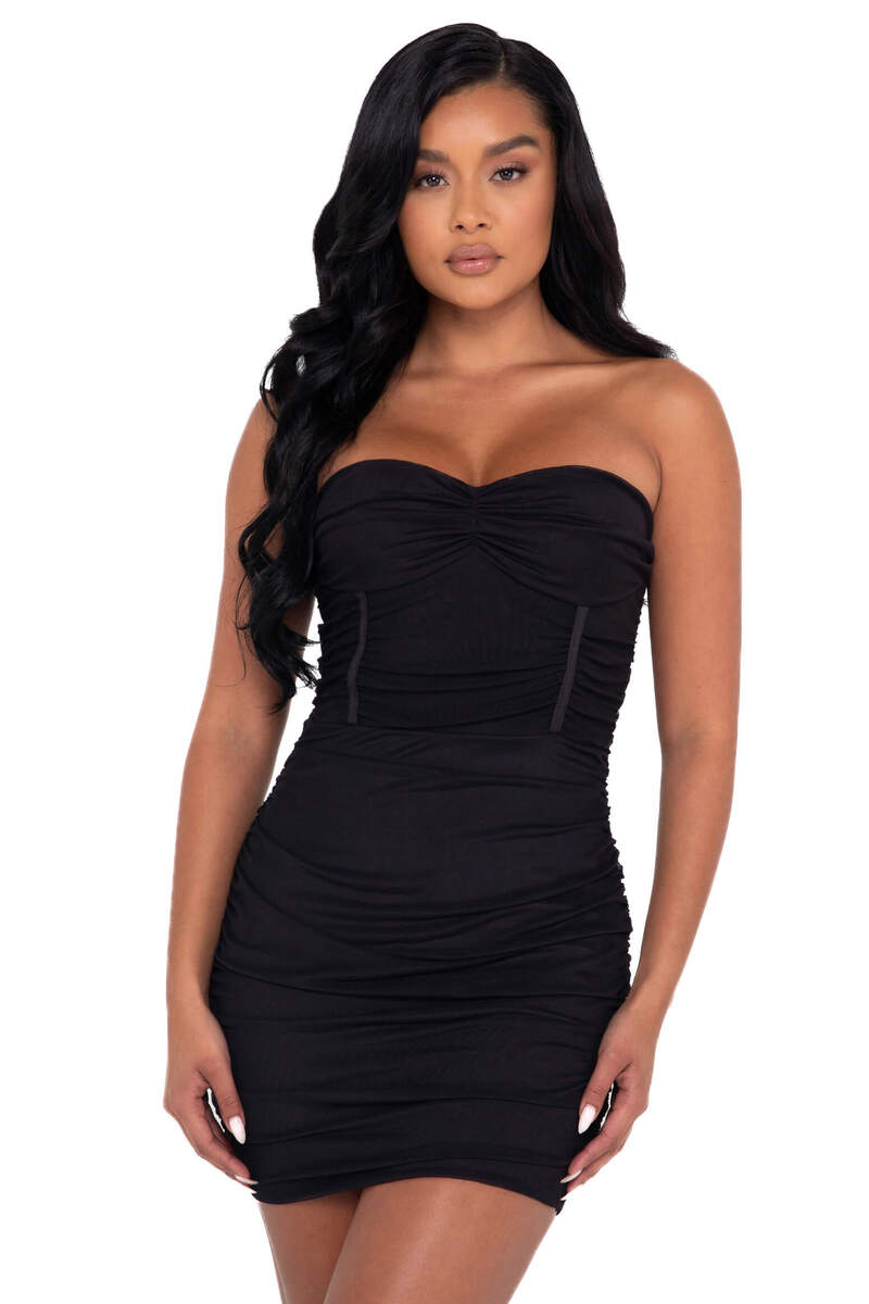 Ruched Tube Dress