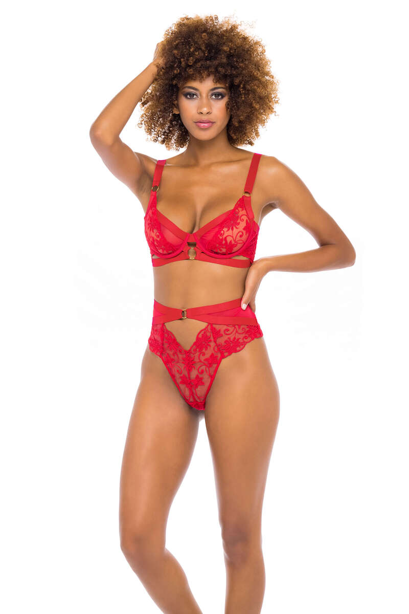 Justine Underwire Bra & Thong Set