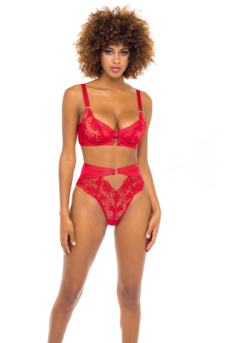Justine Underwire Bra & Thong Set