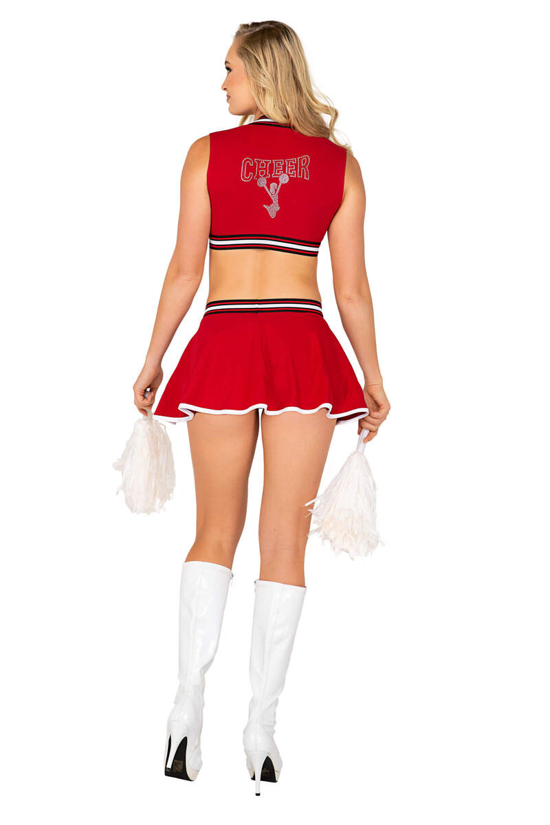 School Spirit Cheerleader Costume School Spirit Cheerleader Costume