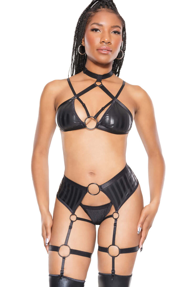 Hot For You Strappy Lingerie Set