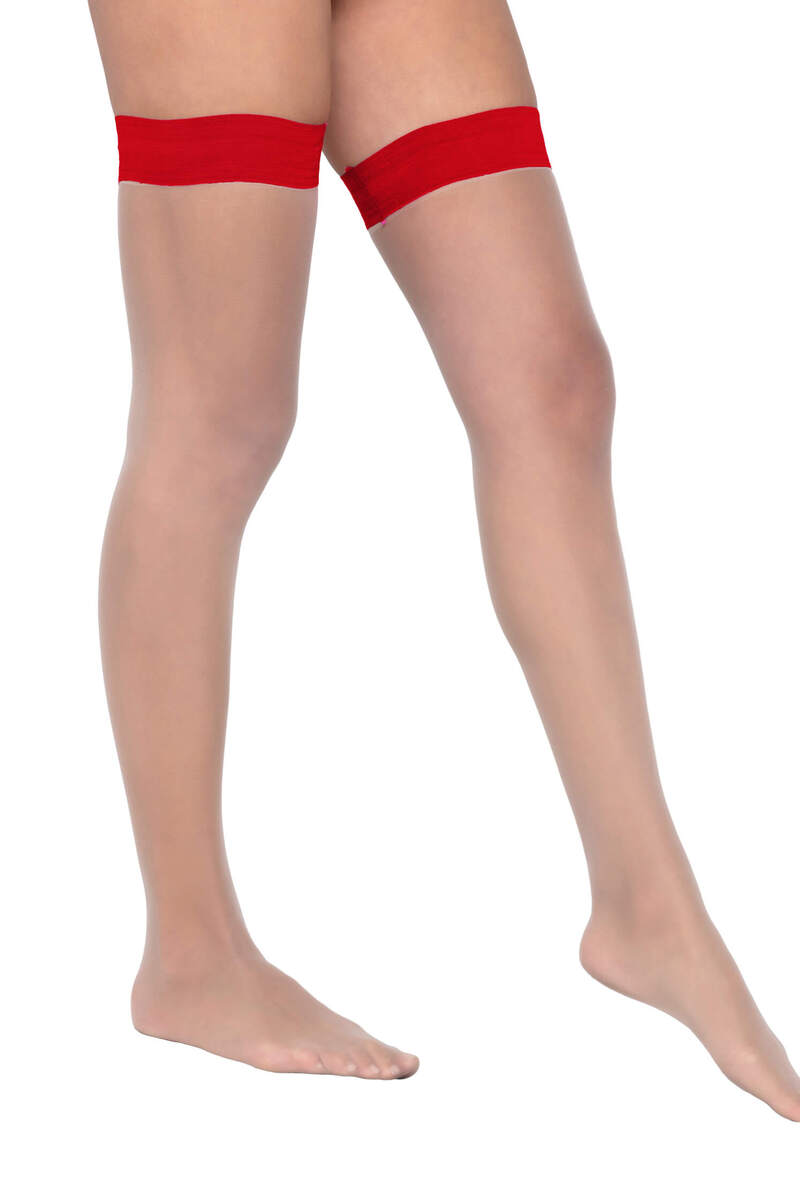 Colored Stay Up Stockings Colored Stay Up Stockings