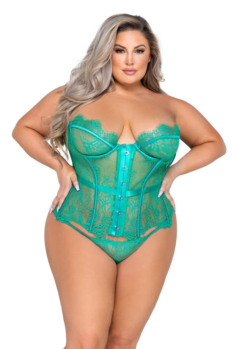Plus Size My Fantasy Bustier Set Plus Size My Fantasy Bustier Set