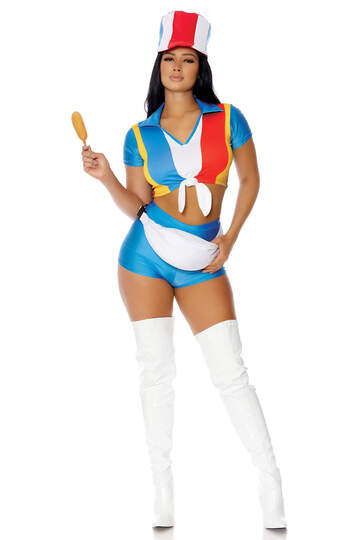 Stick With It Sexy Fast Food Employee Costume