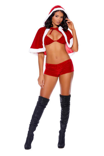 Santa's Naughty Helper Costume Red Front