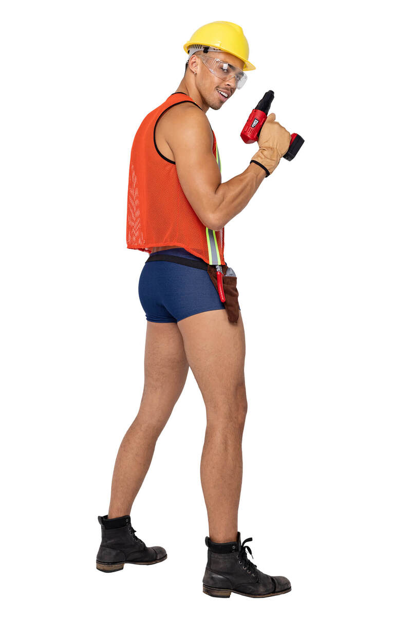 Men's Construction Hard Worker Costume