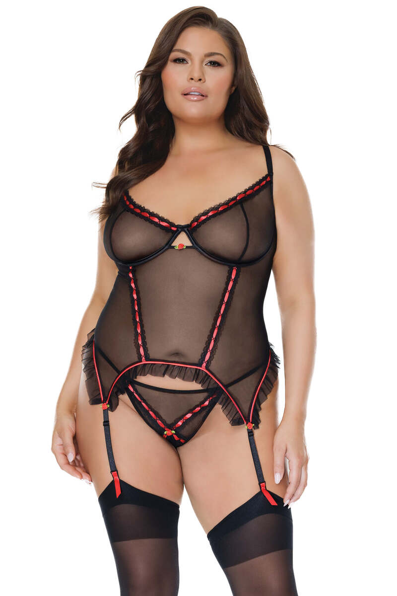 Plus Size Magical Moments Bustier Set Plus Size Magical Moments Bustier Set