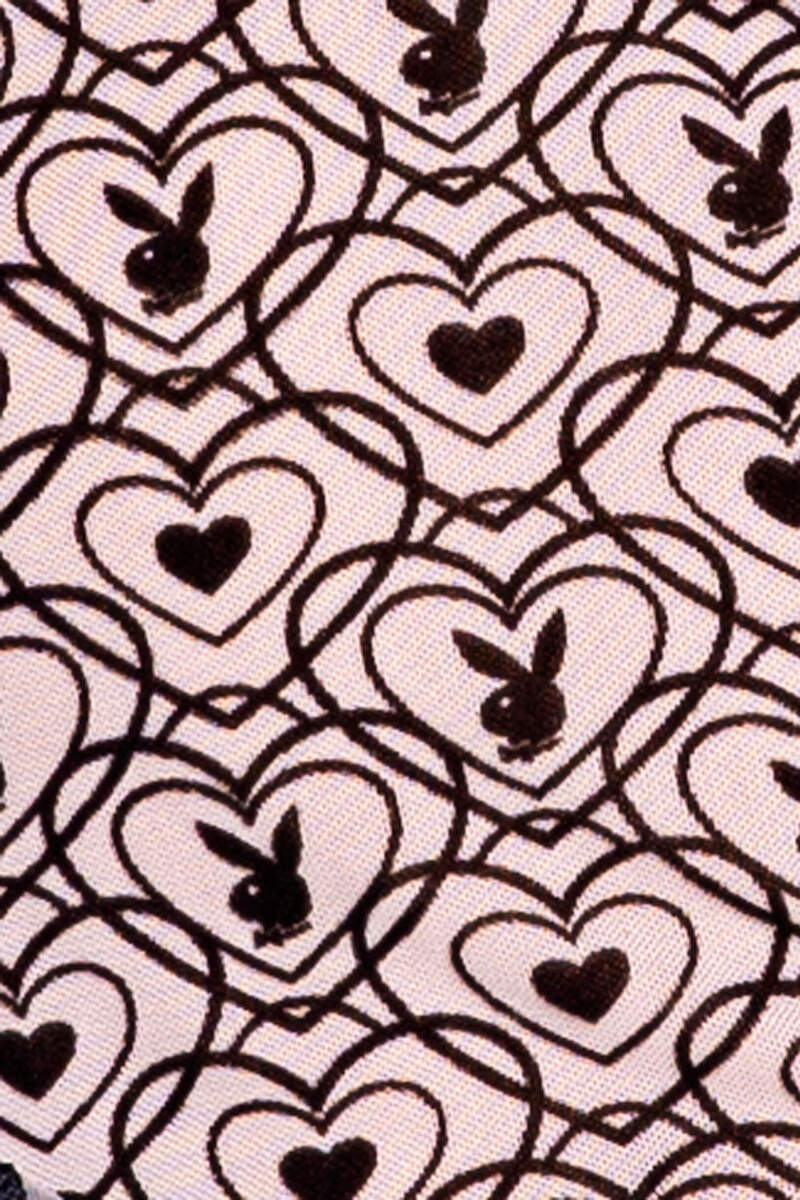 Playboy Bunny Kiss Babydoll Set Print Pattern