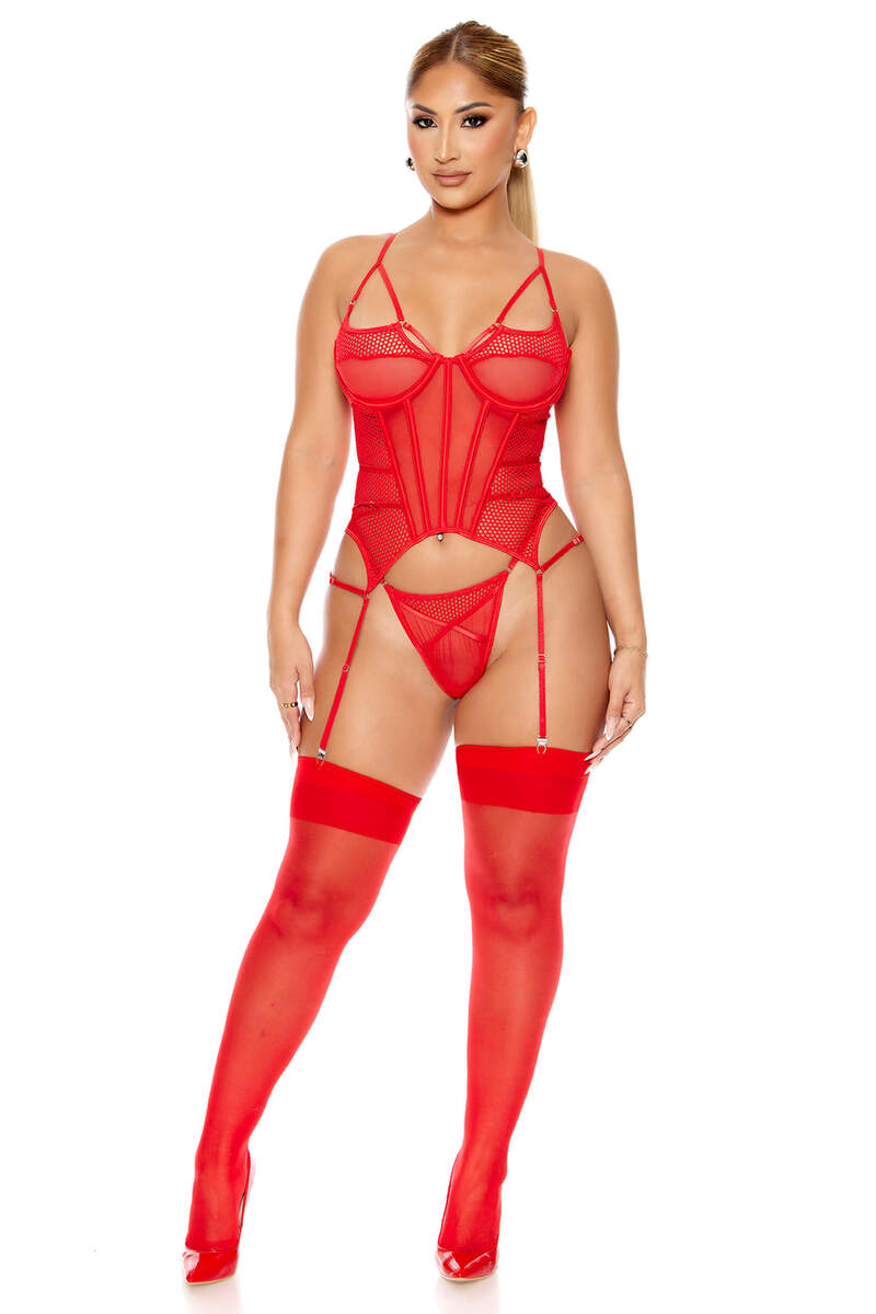 All Caught Up Bustier Set