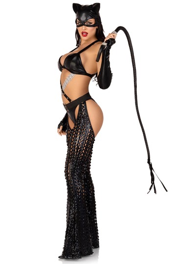 Mistress Kitty Costume Black Side