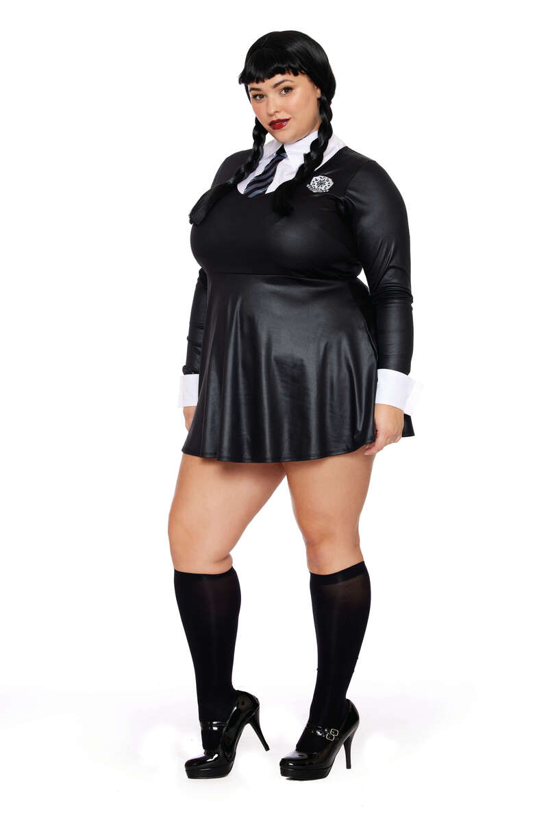 Plus Size Gothic Schoolgirl Costume