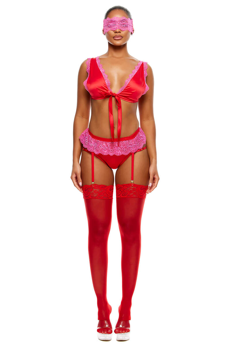 No Strings Attached Lingerie Set