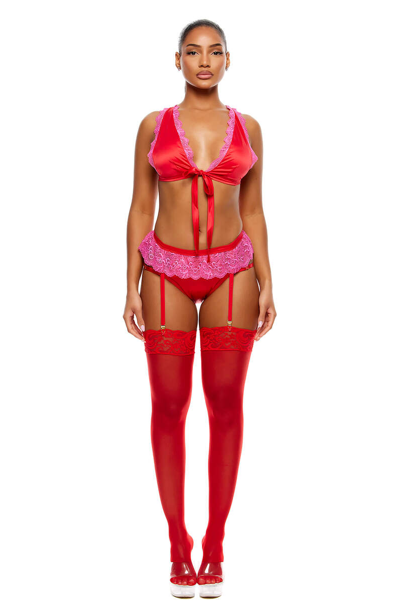 No Strings Attached Lingerie Set