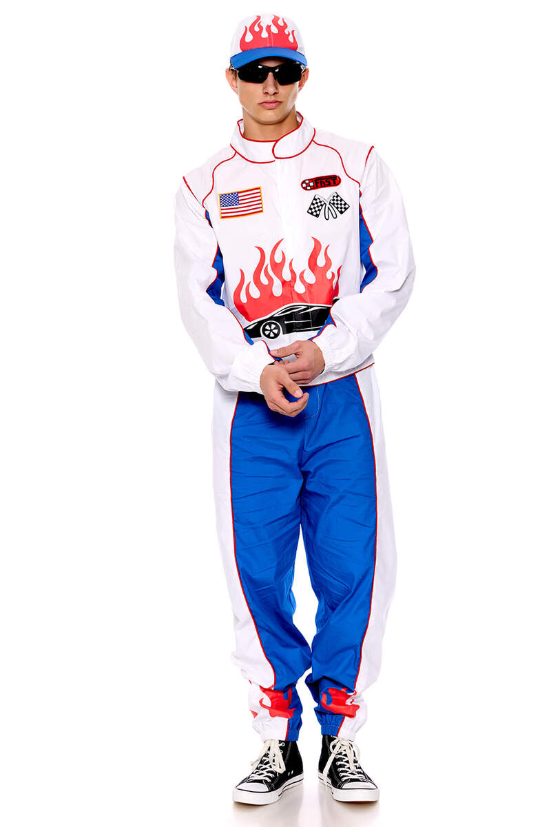 Formula Won Men's Racer Costume Formula Won Men's Racer Costume