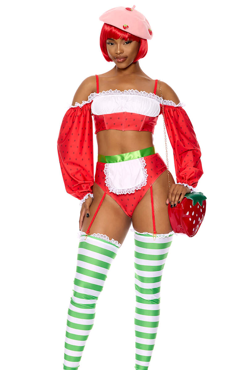 Strawberry Shortie Cartoon Character Costume Strawberry Shortie Cartoon Character Costume