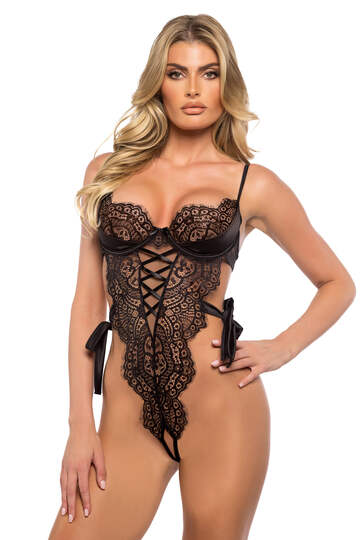 Dreamer's Lust Teddy Black Front