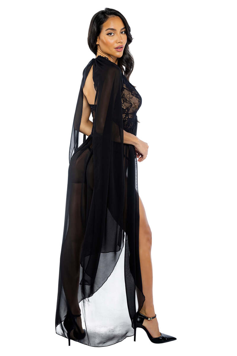 Smoldering Maxi Nightgown Set Smoldering Maxi Nightgown Set