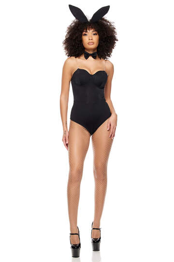 Razzle Dazzle Bunny Costume Black Front